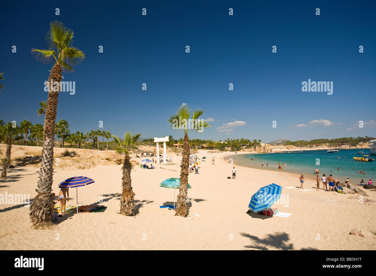 Chileno, playa y a la Bahía de Cabo San Lucas, Baja California, México (RF  Fotografía de stock - Alamy