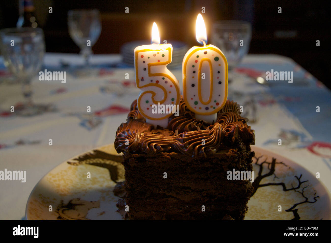  Velas de cumpleaños número 50 para tartas, velas con