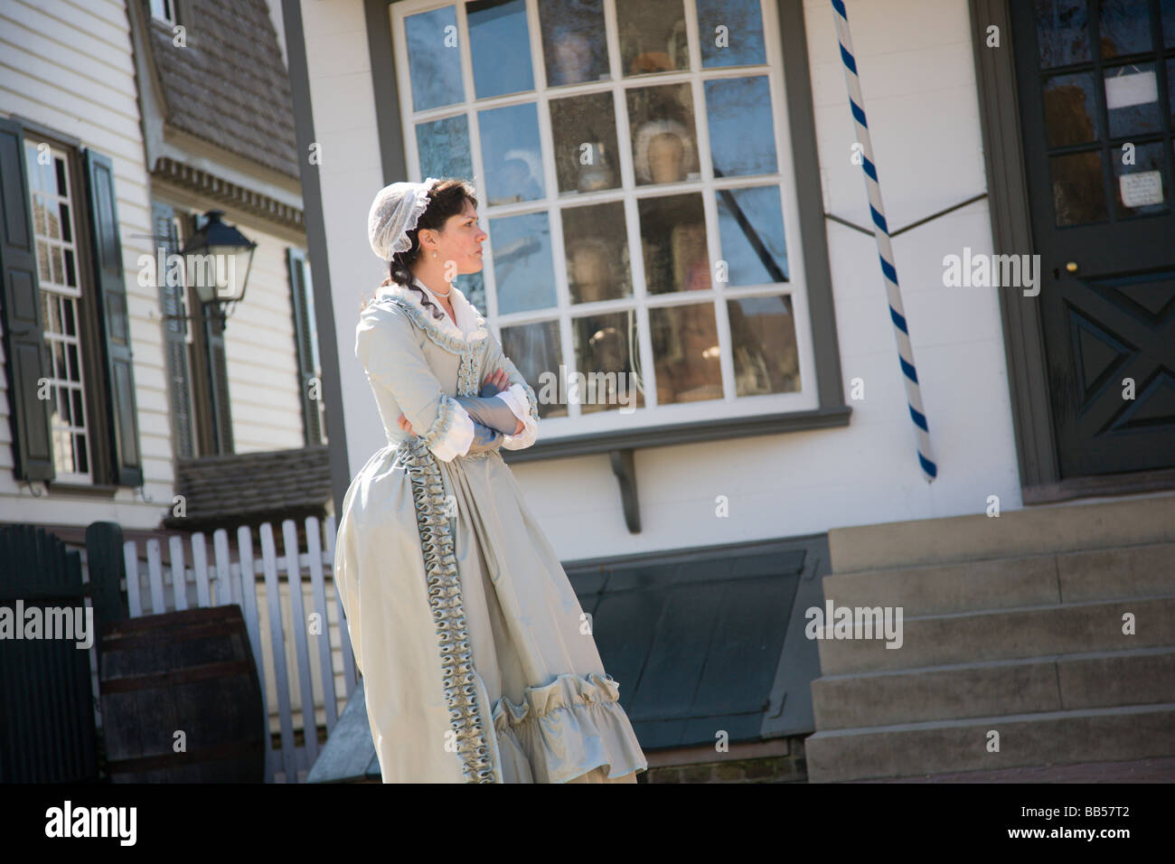 Un período actor recrea la vida cotidiana en Colonial Williamsburg