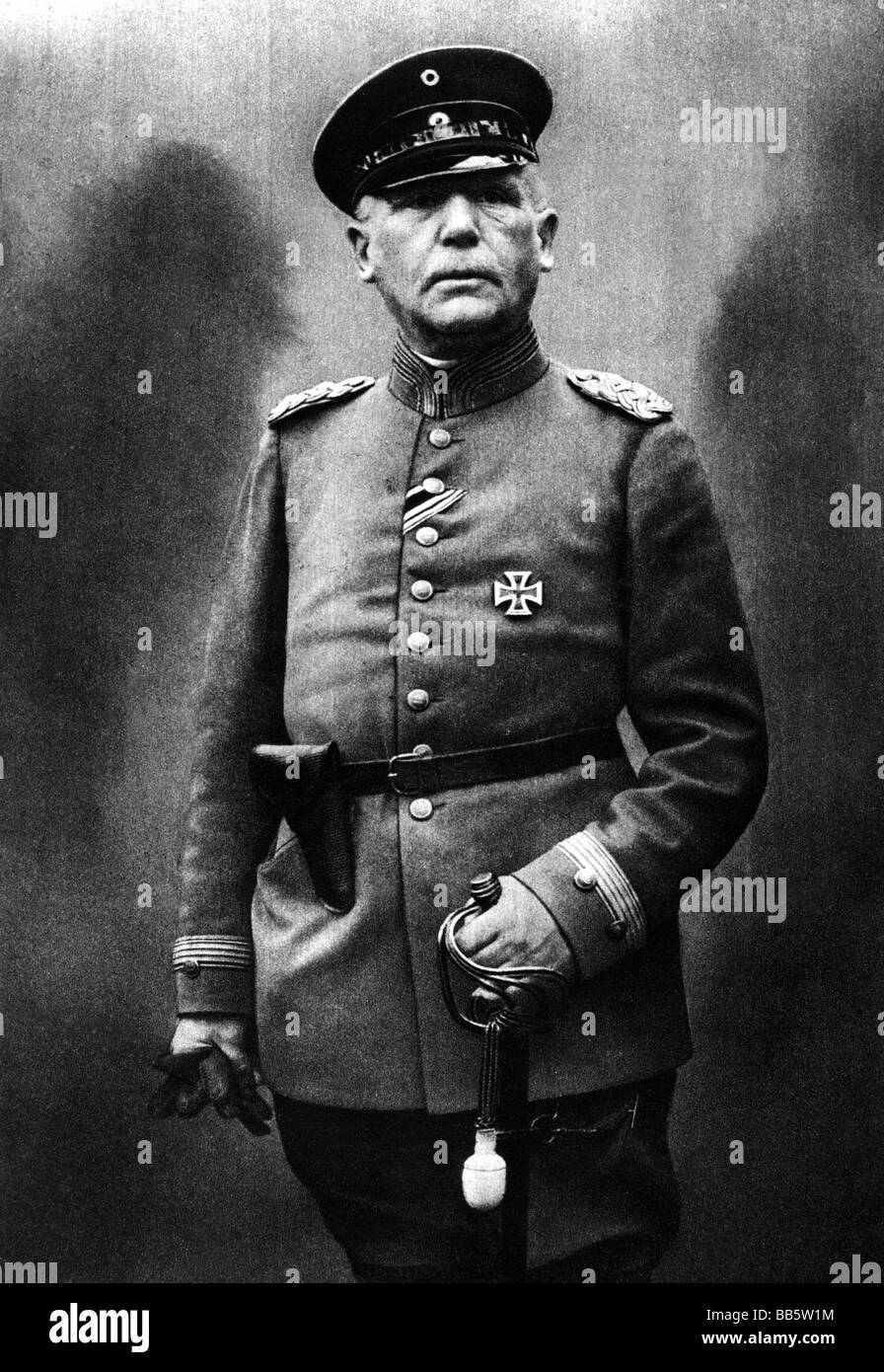 Einem, Karl Wilhelm von, llamado von Rothmaler, 1.1.1853 - 7.4.1934, general alemán, ministro de guerra, la mitad de la longitud, tiro de estudio, foto de Krajewski, 1914, Foto de stock