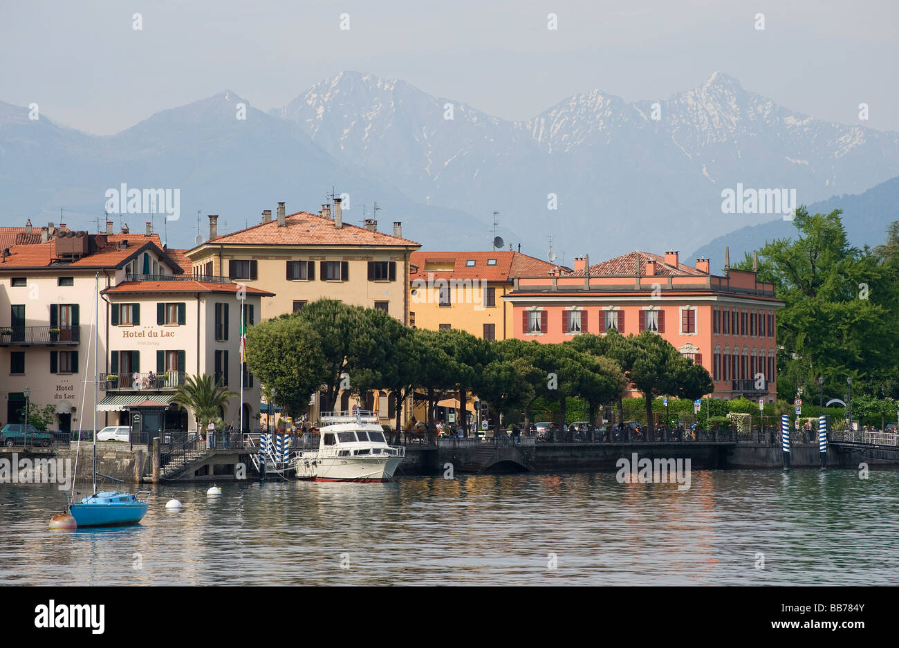 Menaggio, el lago de Como, Italia Foto de stock