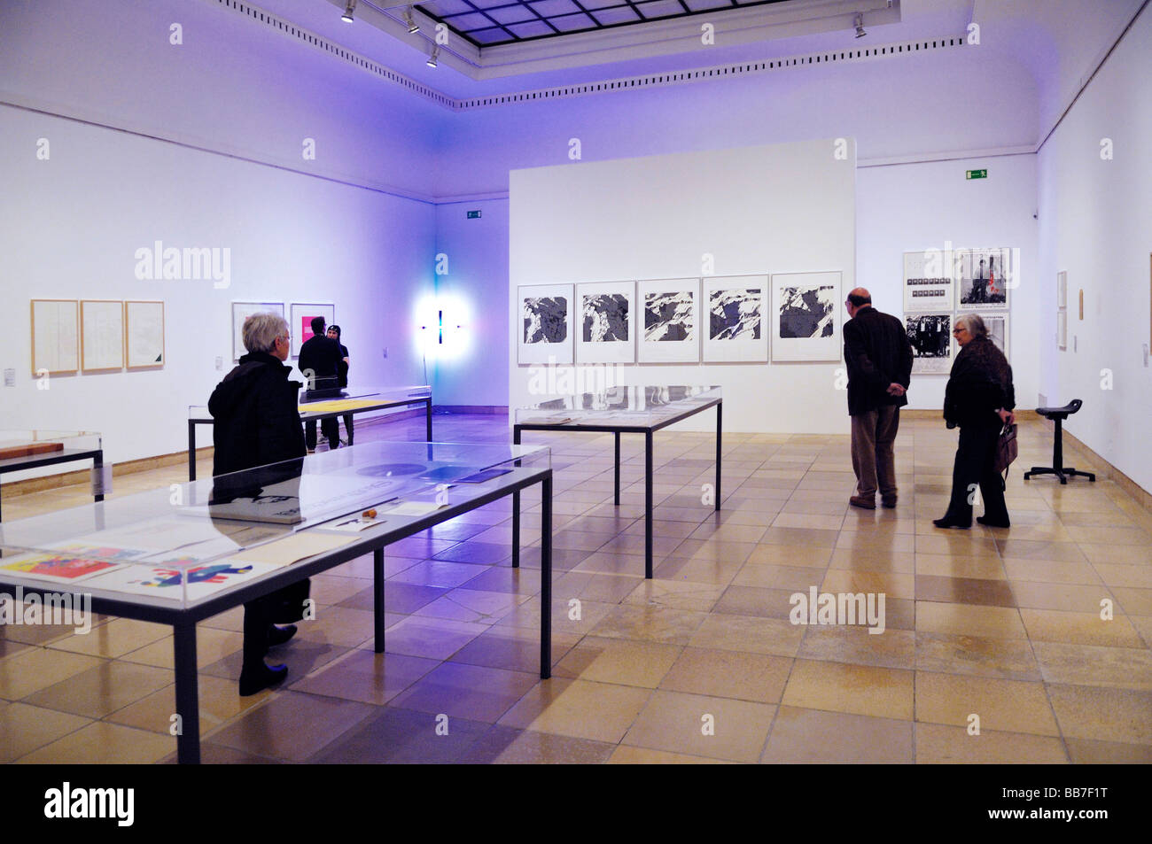 Exposición en la Haus der Kunst, Casa de Arte, Munich, Baviera, Alemania, Europa Foto de stock