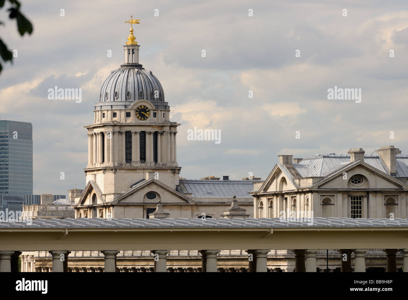 El Old Royal Naval College ahora parte de la Universidad de Greenwich Greenwich Londres England Reino Unido Foto de stock