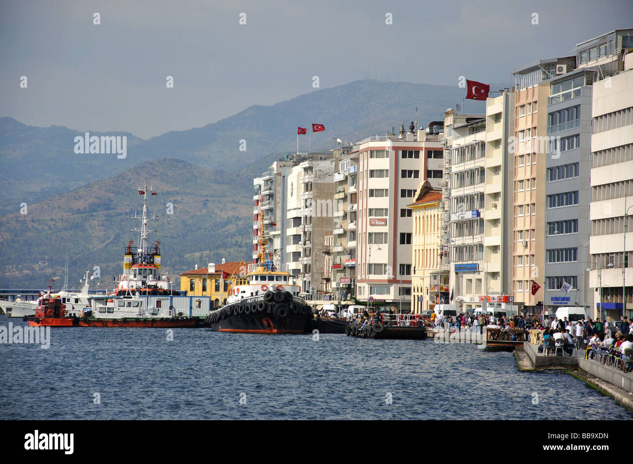 Puerto de Izmir, Izmir, Izmir, Turquía Provincia Foto de stock