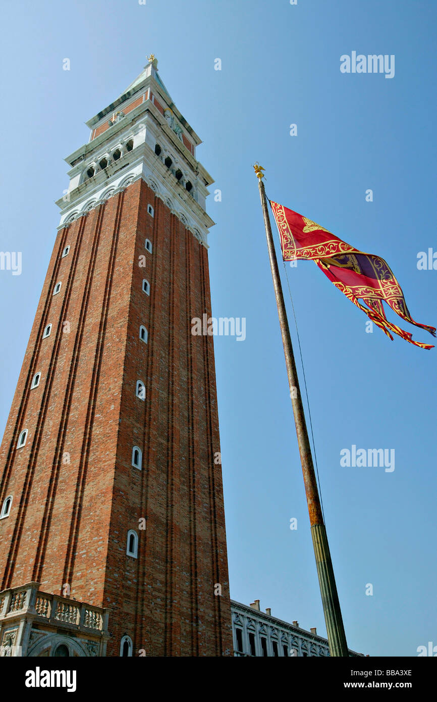 El campanario de San Marco, Venecia, Italia, Europa Foto de stock