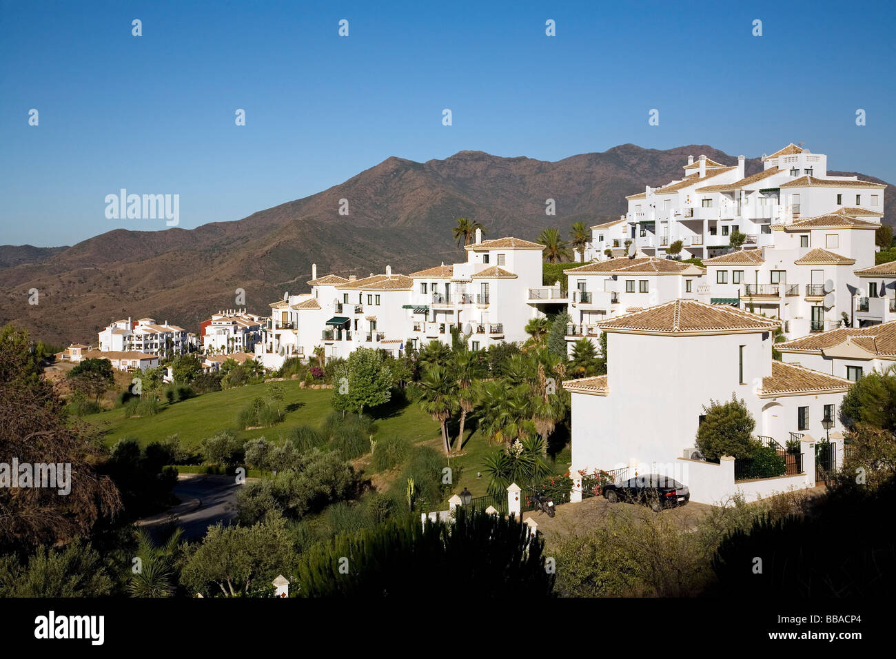 La Urbanización Alhaurín Golf en Alhaurin el Grande Malaga Andalucia España Foto de stock