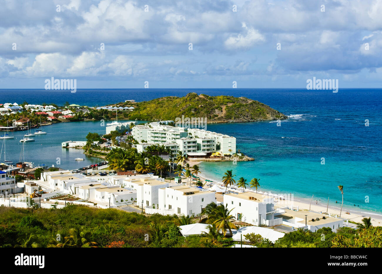 Oyster Pond St Martin St Maarten Fotografía de stock Alamy