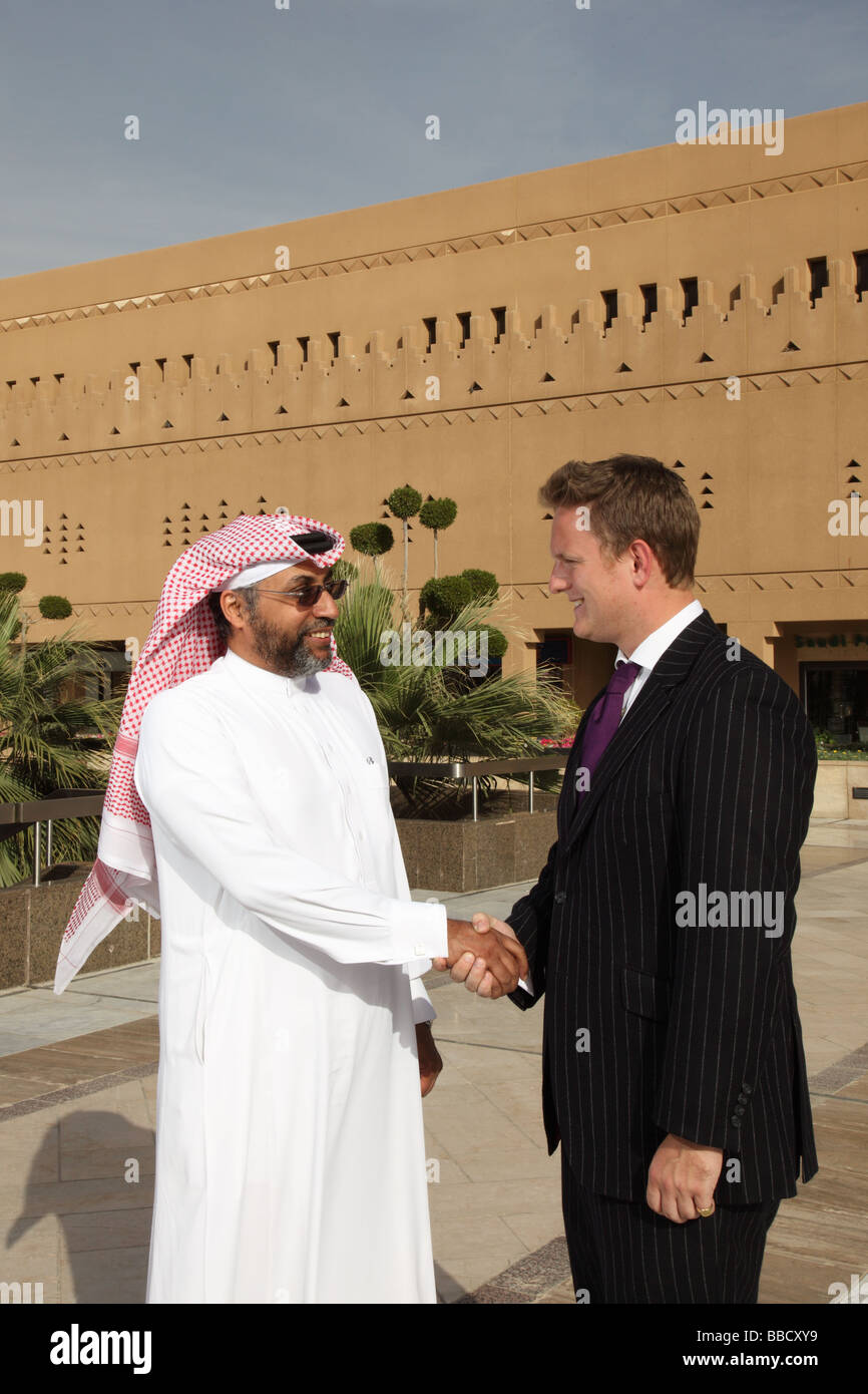 Los empresarios Riad, Arabia Saudita Foto de stock