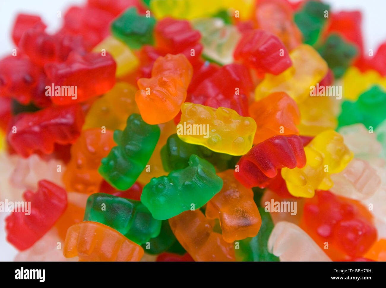 Los ositos Candy ventas en los Estados Unidos se han mantenido firmes a pesar de un aumento general de los precios de los dulces y los curren Foto de stock