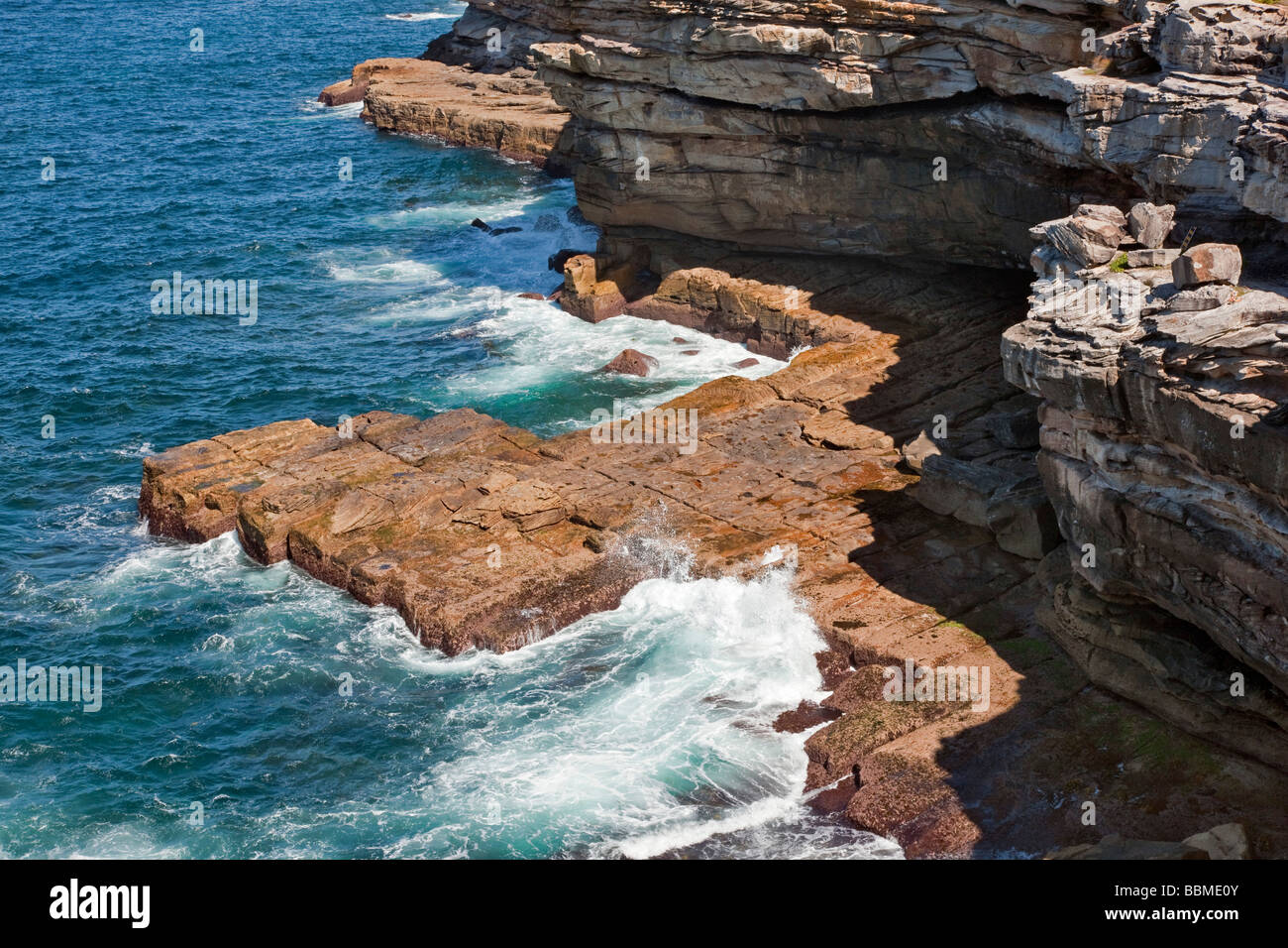 Australia - Nueva Gales del Sur. La brecha en la Bahía de Watson, la bahía de Sydney. Foto de stock