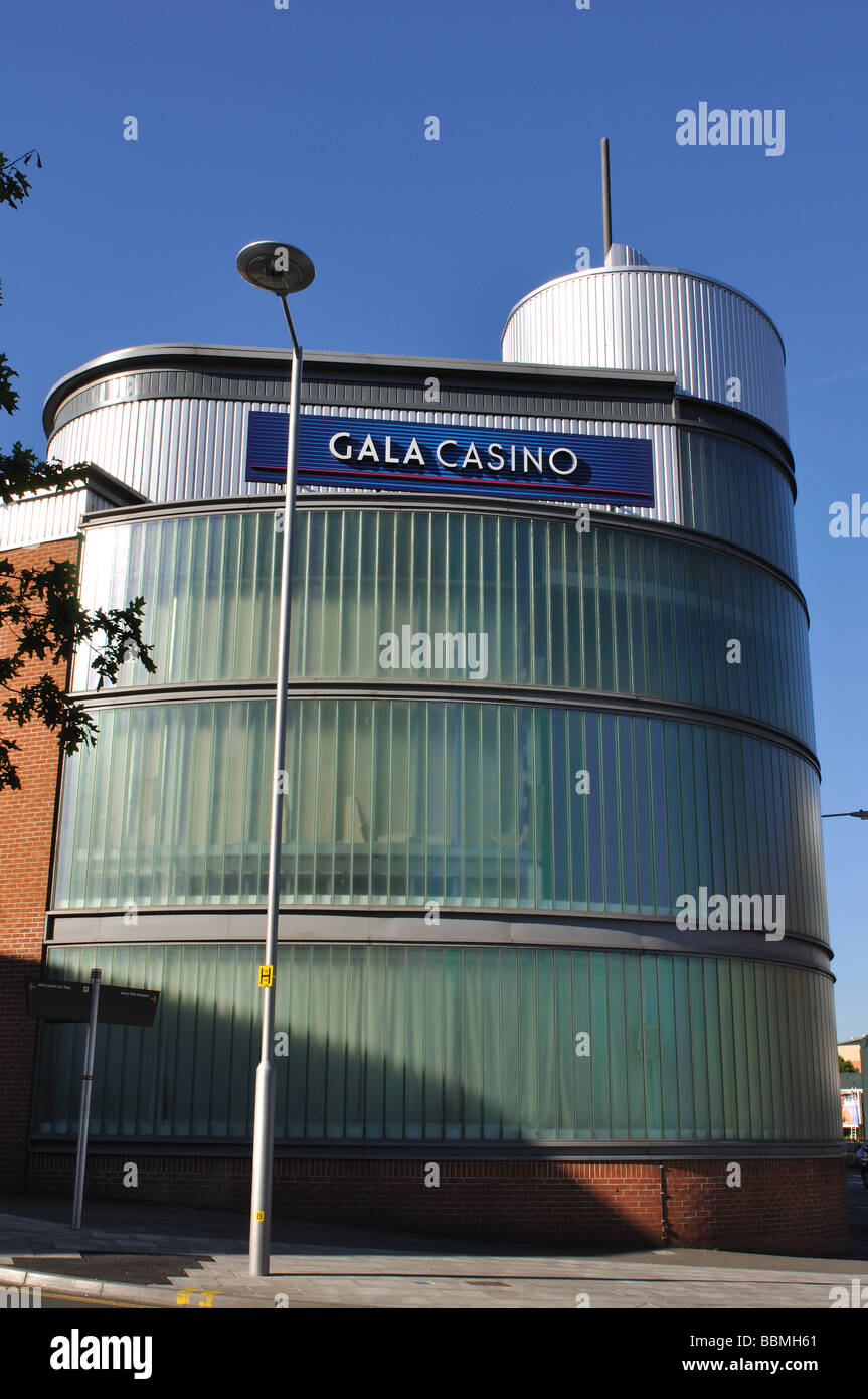 Edificio del Casino Gala, centro de la ciudad de Leicester, Leicestershire, Inglaterra, Reino Unido. Foto de stock