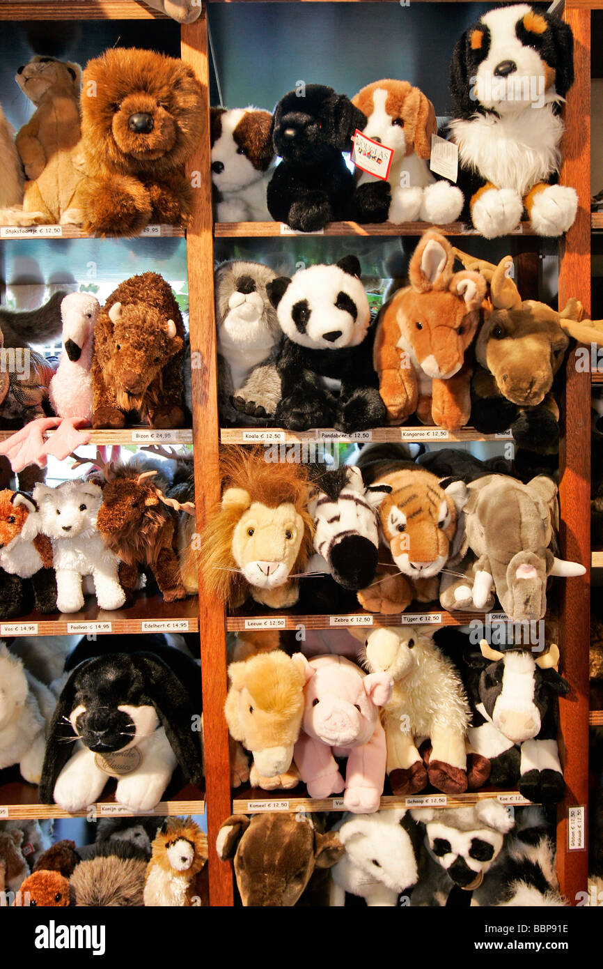 Los animales de peluche, TIENDA PARA NIÑOS 'DE' BEESTENWINKEL, Ámsterdam,  Países Bajos Fotografía de stock - Alamy