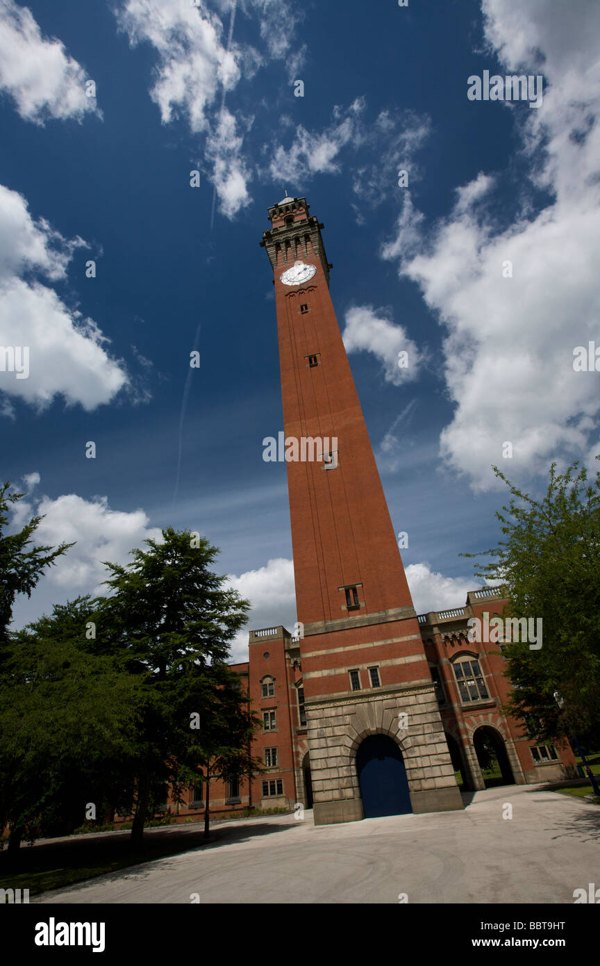 Joseph Chamberlain torre del reloj conmemorativo de la Universidad de Birmingham en Edgbaston Birmingham West Midlands England Reino Unido Foto de stock