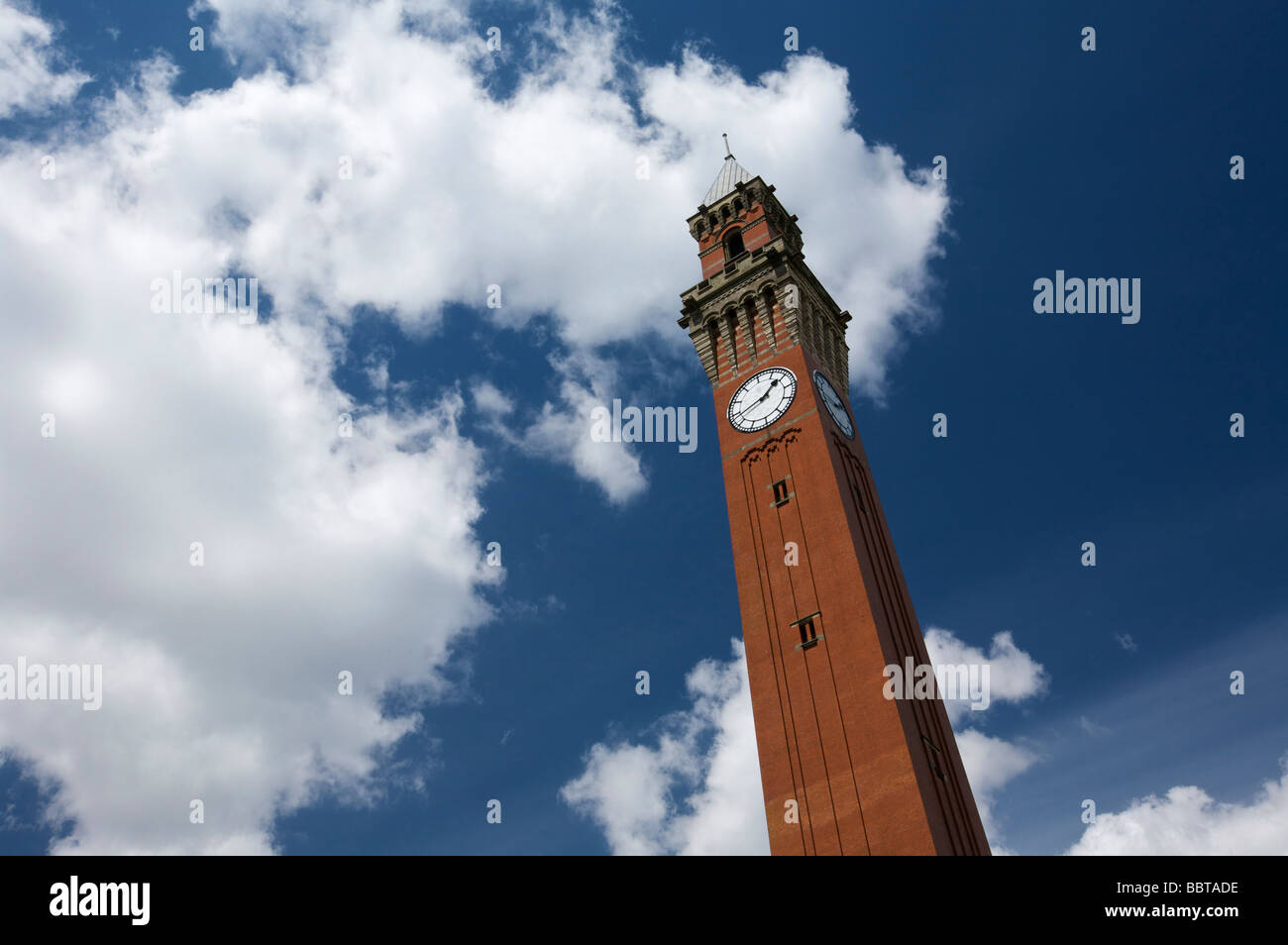 Joseph Chamberlain torre del reloj conmemorativo de la Universidad de Birmingham en Edgbaston Birmingham West Midlands England Reino Unido Foto de stock
