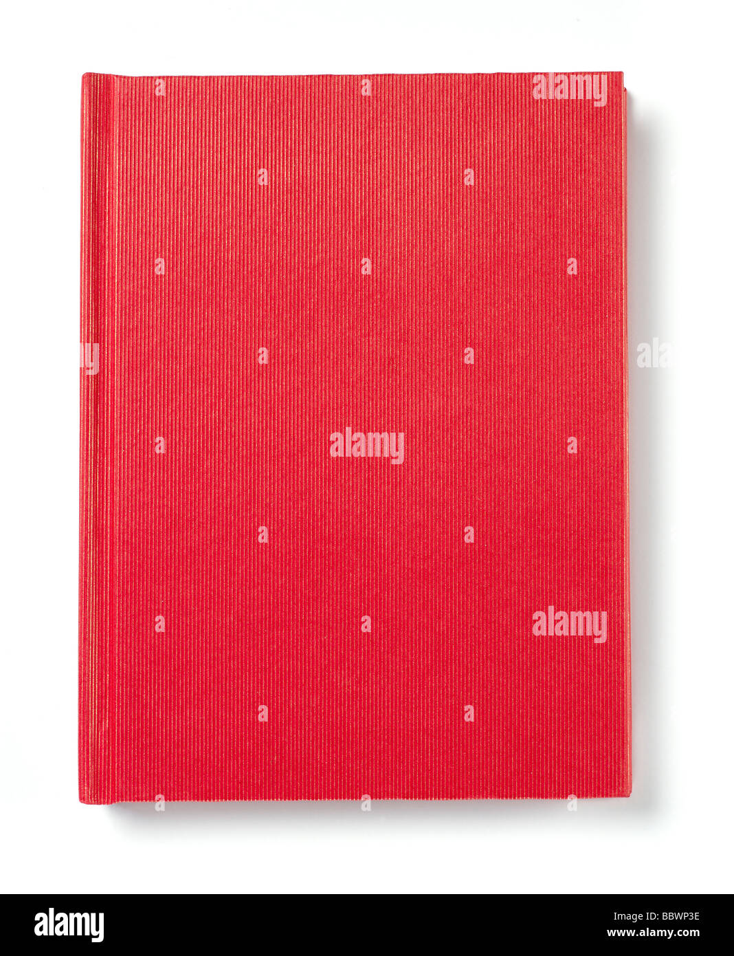 Cubierta de libro rojo Foto de stock