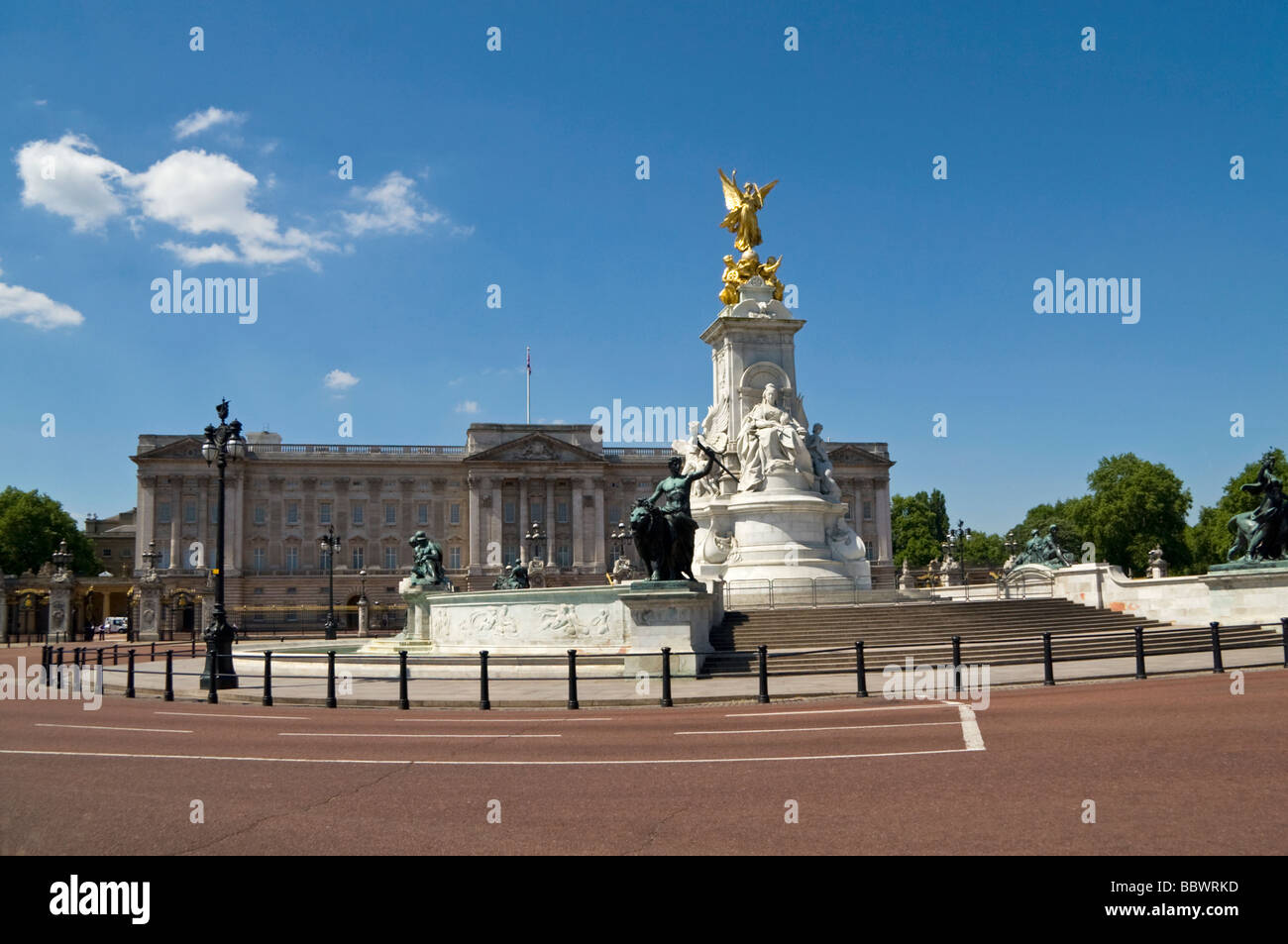 El Palacio de Buckingham, Londres, Gran Bretaña. Foto de stock