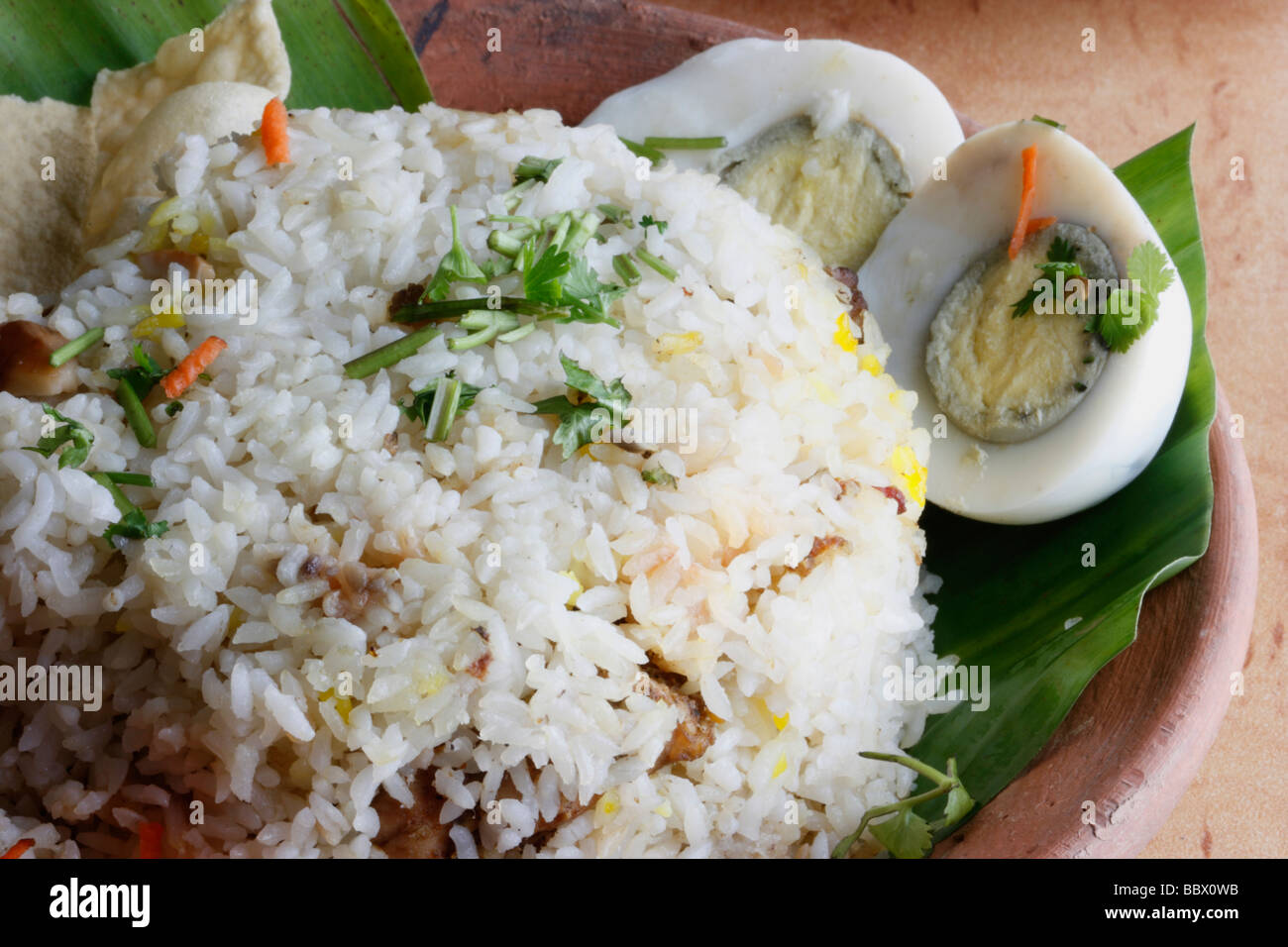 Biryani de huevo Un Basmati hindú arroz cocinado con huevo Fotografía de stock Alamy