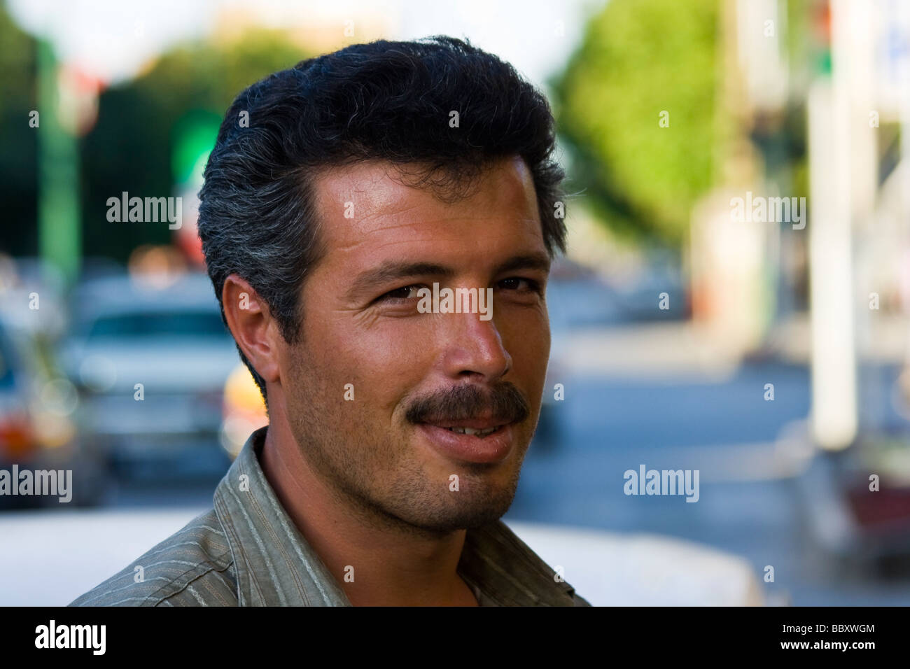 Turco hombre iraní de Hamadan en Irán Foto de stock