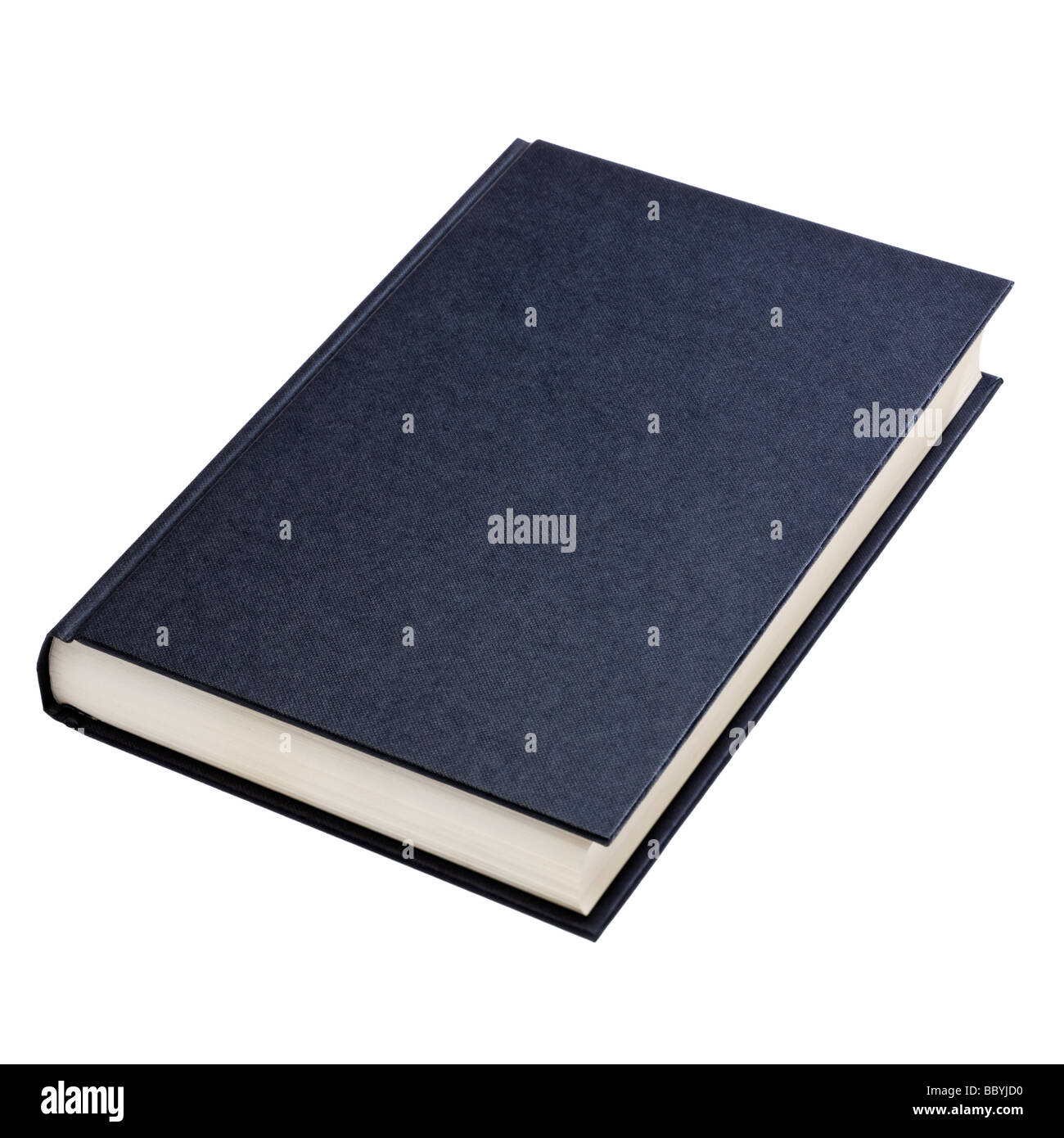 Portada del libro en blanco cortada Foto de stock