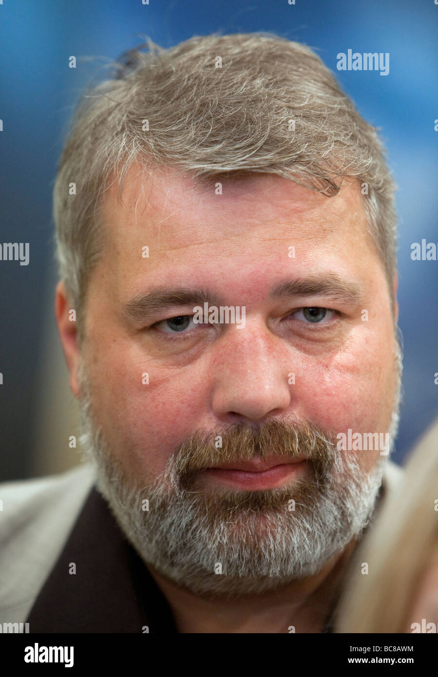 Dmitry MURATOW Editor del periódico Novaya Gazeta Foto de stock