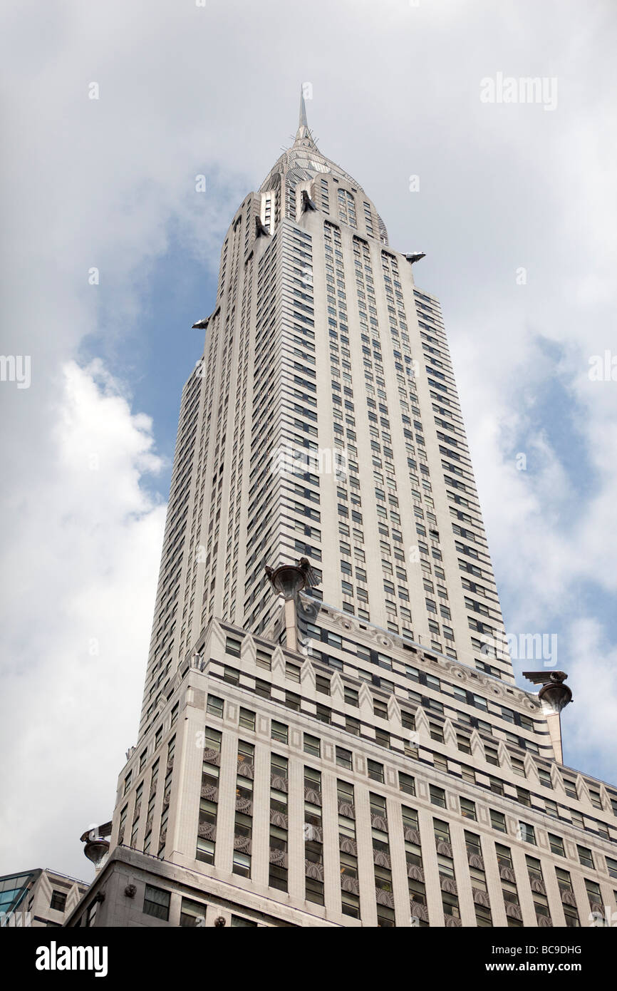 Edificio Crysler en NYC Foto de stock