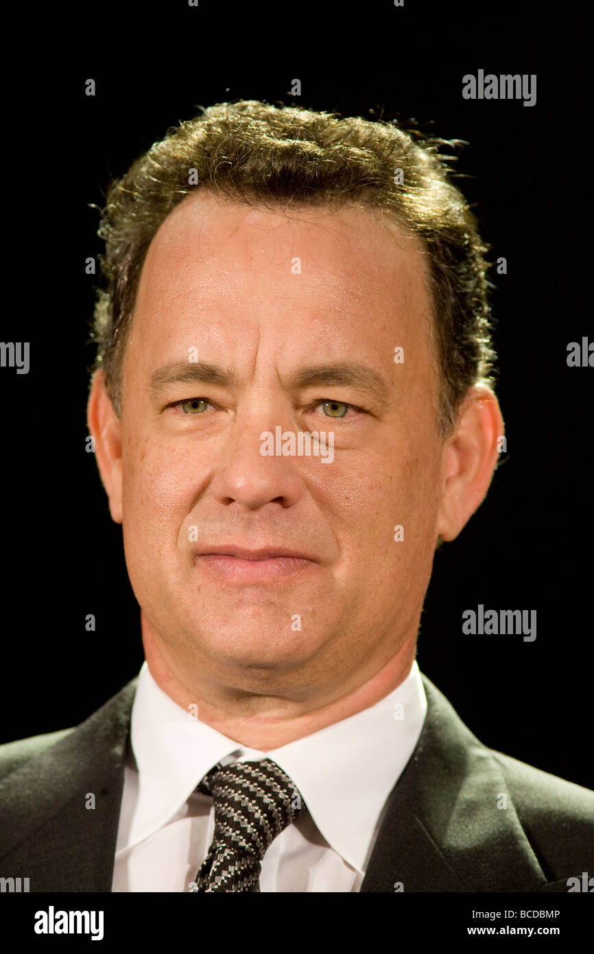 La superestrella de Hollywood Celebrity actor norteamericano Tom Hanks. Foto de stock