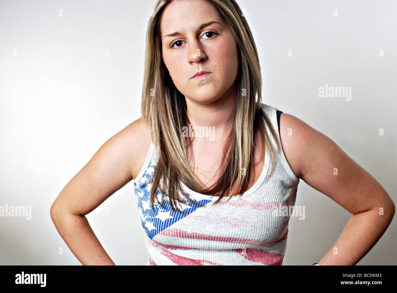 American Girl Foto de stock