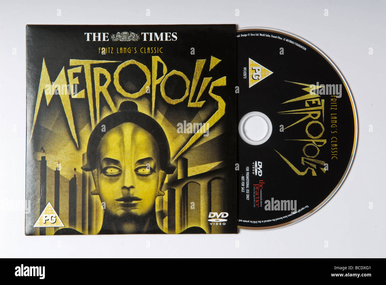 Metropolis DVD ofrecen gratuitamente con el periódico Daily Times  Fotografía de stock - Alamy