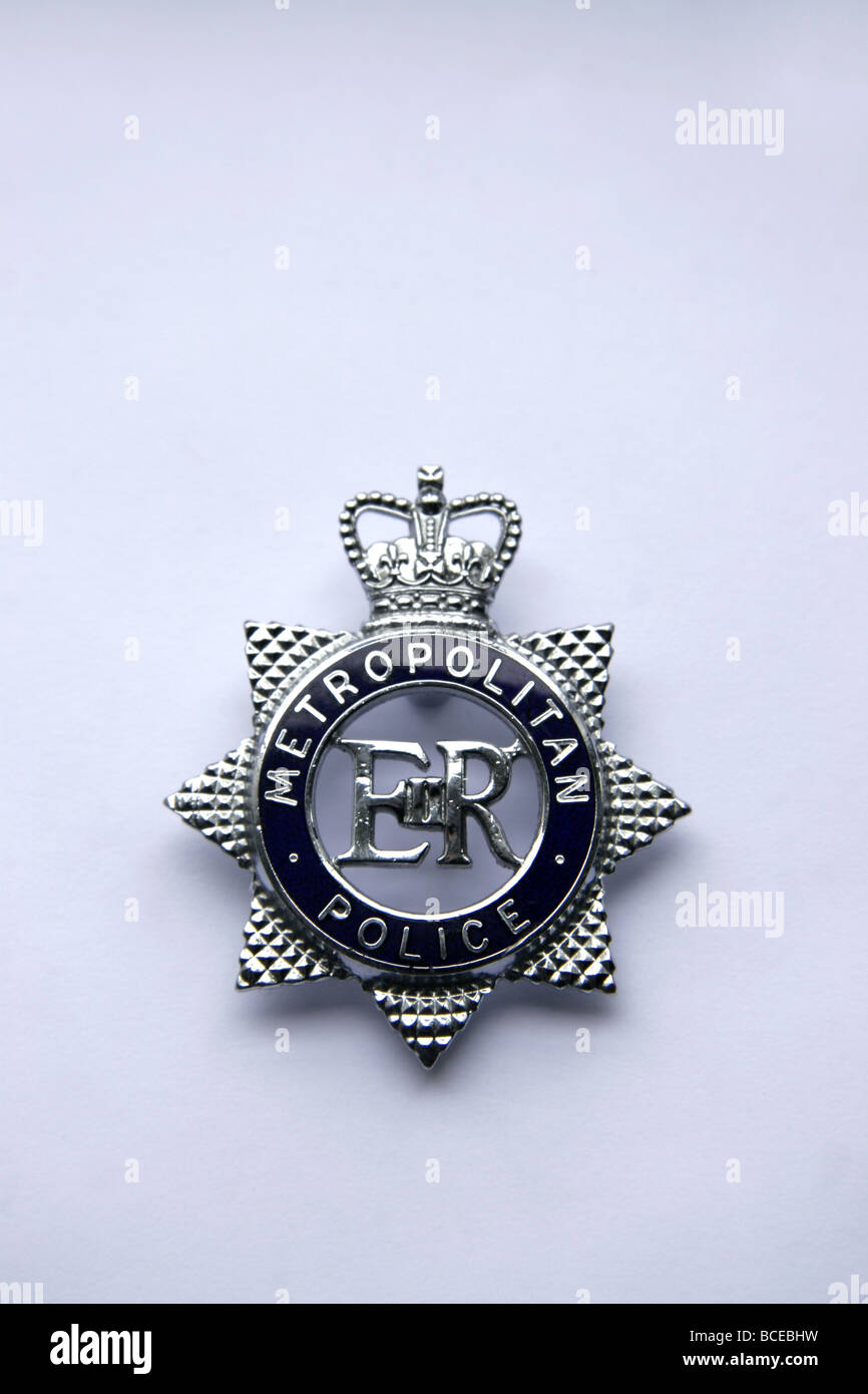 Insignia de la Policía Metropolitana de Londres Foto de stock