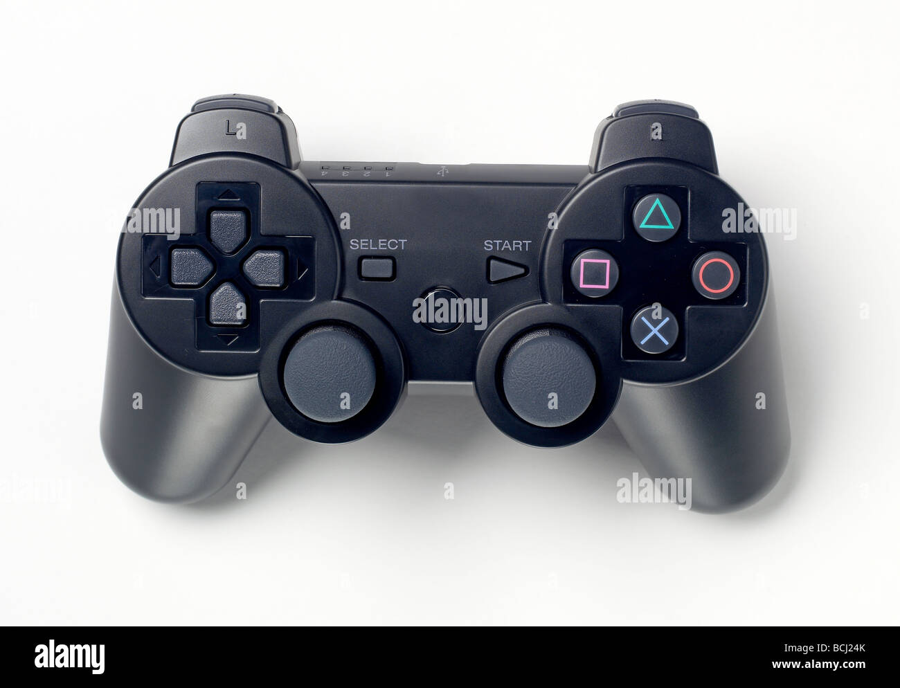 Control de juegos Sony PlayStation Foto de stock
