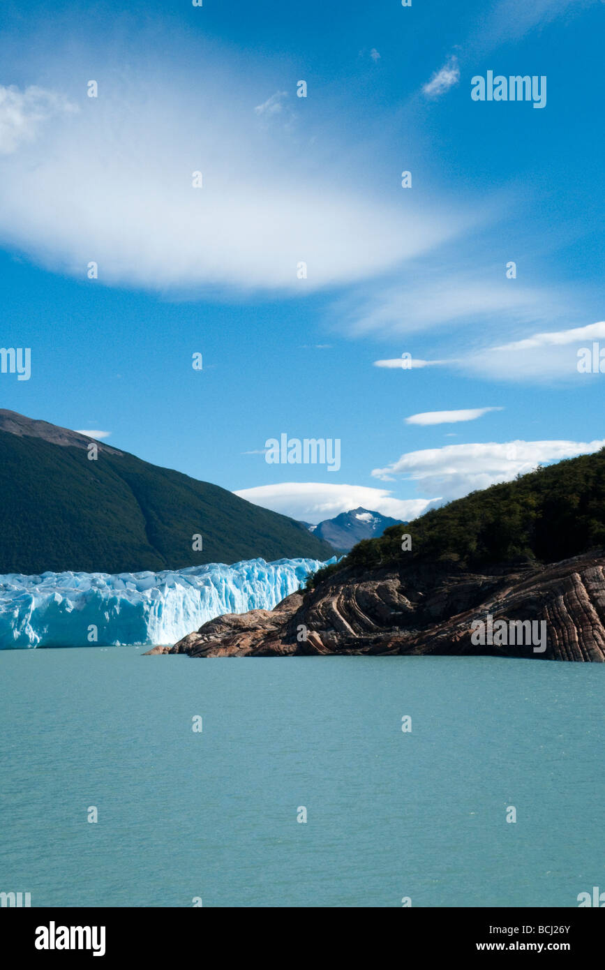 El Glaciar Perito Moreno, Patagonia, Argentina Foto de stock