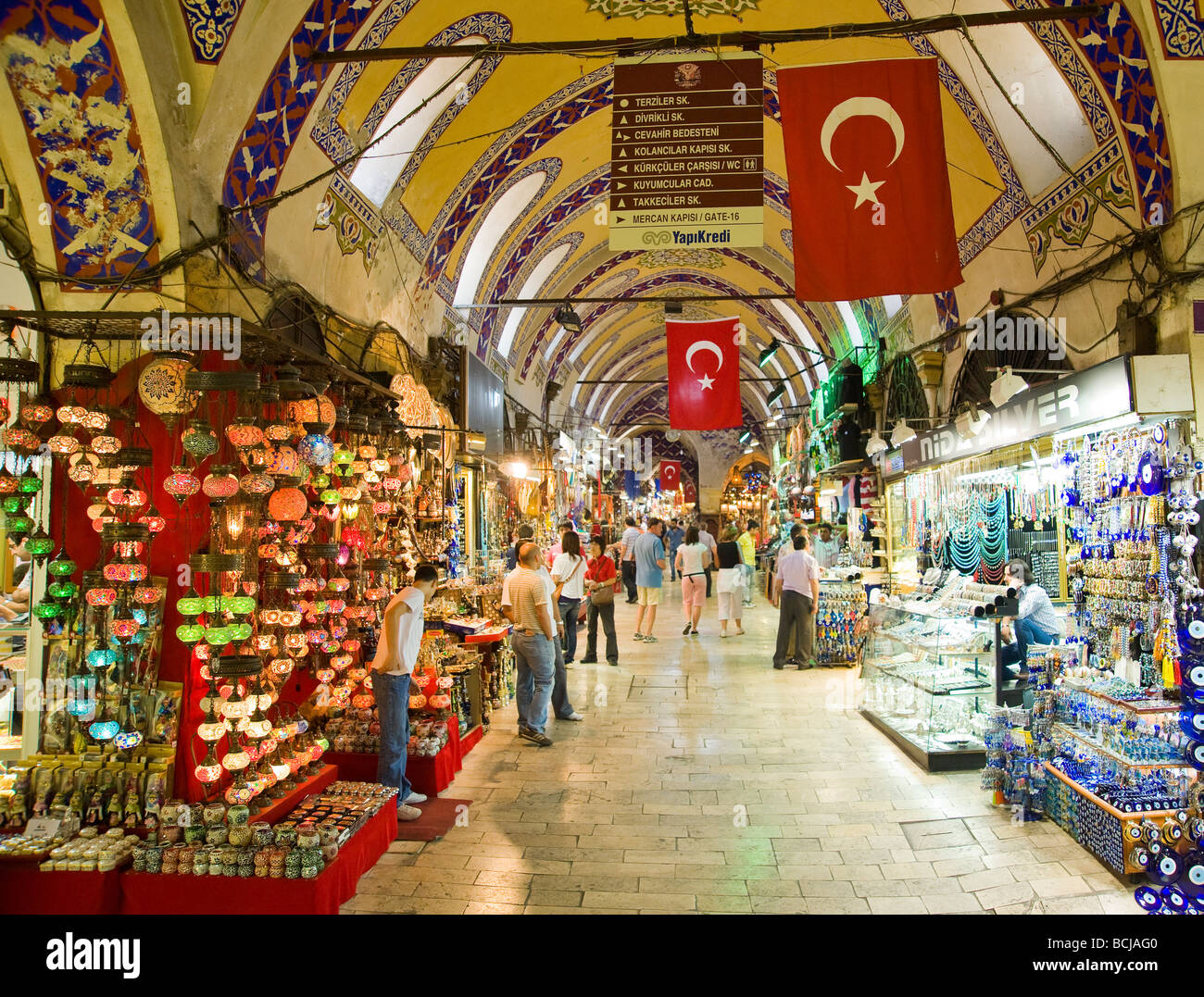 El Gran Bazar de Estambul TURQUÍA Foto de stock