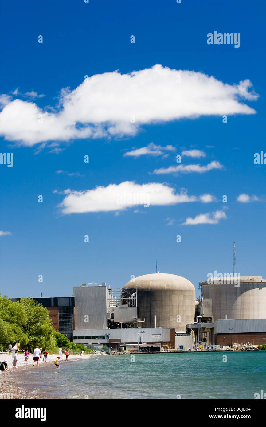 Estación generadora nuclear Pickering,Canadá Foto de stock