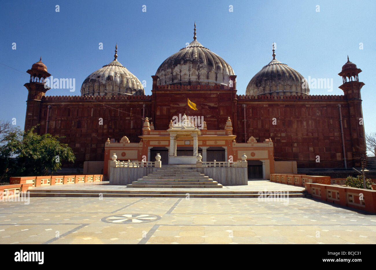 Mathura India Lugar de nacimiento de Lord Krishna Keshava Deo Mandir Lugar de Peregrinación Foto de stock