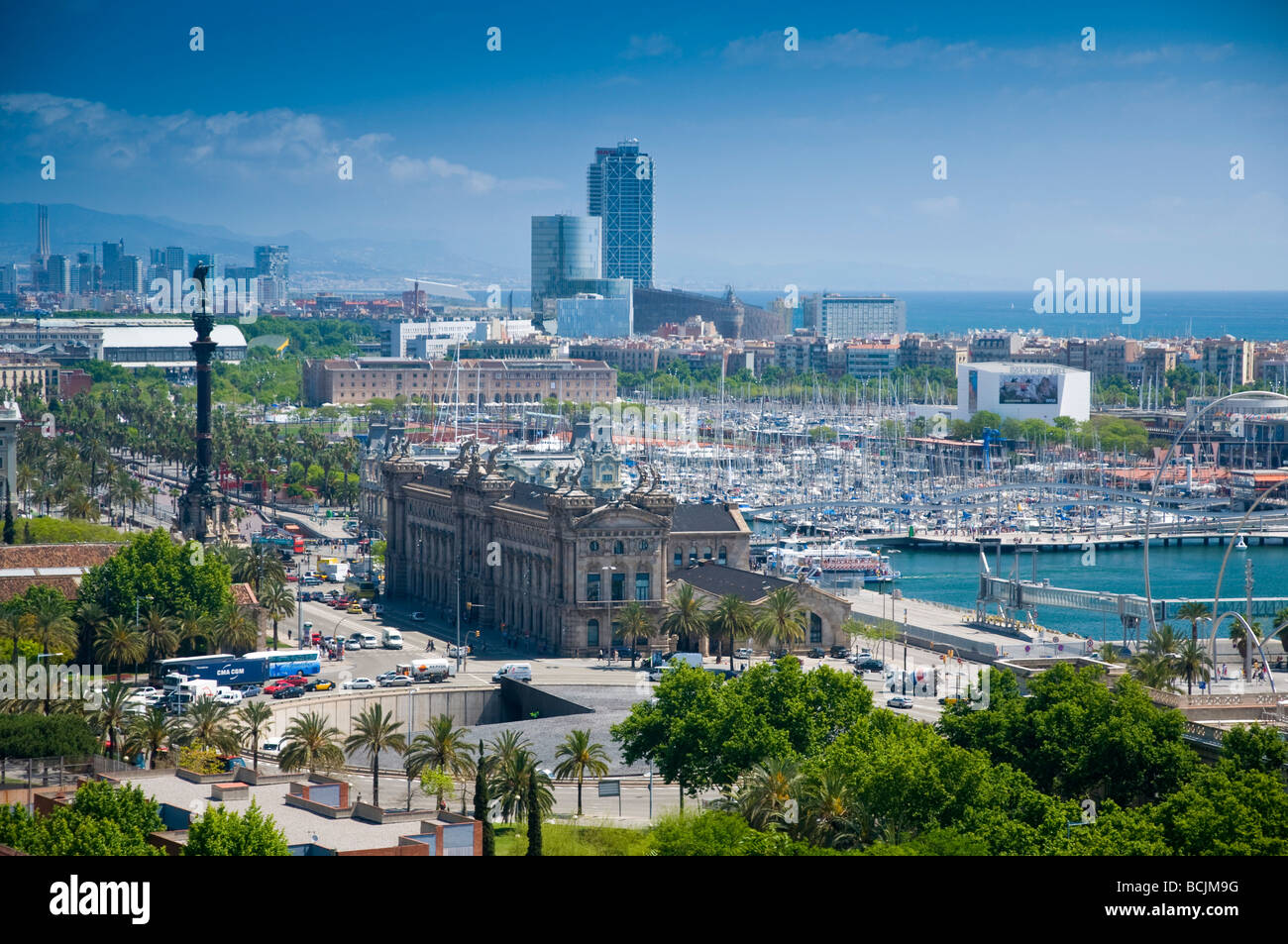 España, Barcelona, Port Vell (puerto viejo) Foto de stock