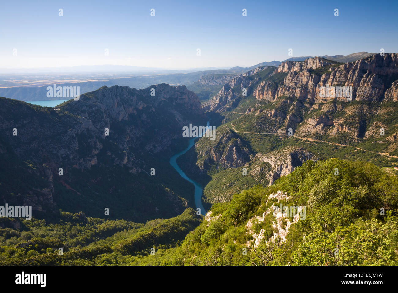Gorges du Verdon, Provence-Alpes-Côte d'Azur, Francia, RF Foto de stock