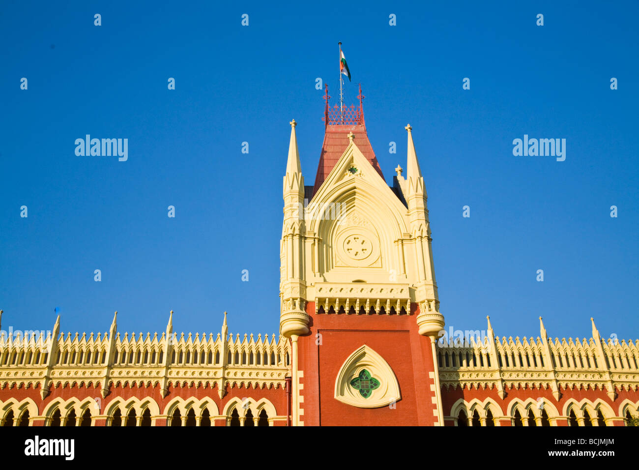 La India, Bengala Occidental, Kolkata, Calcuta, Tribunal Superior Foto de stock