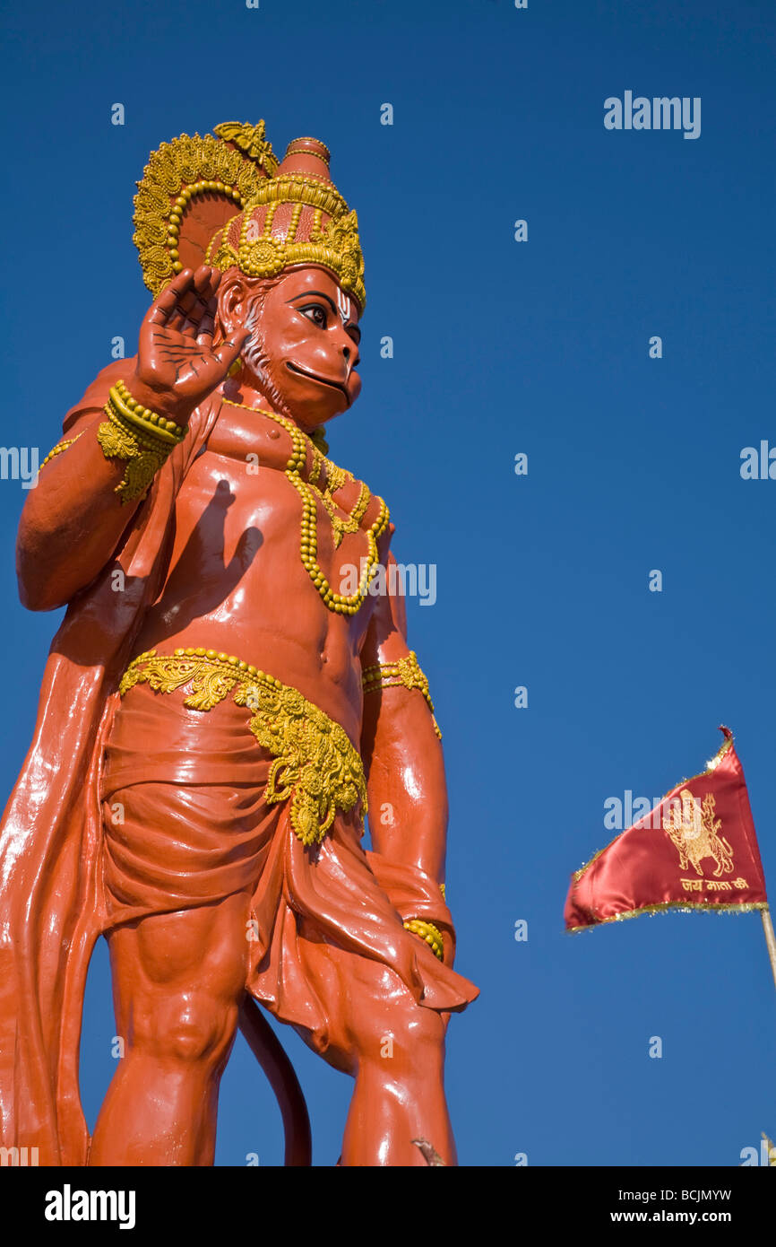 La India, Bengala Occidental, Kalimpong, Shri Hanuman Park, Estatua de Hanuman Foto de stock