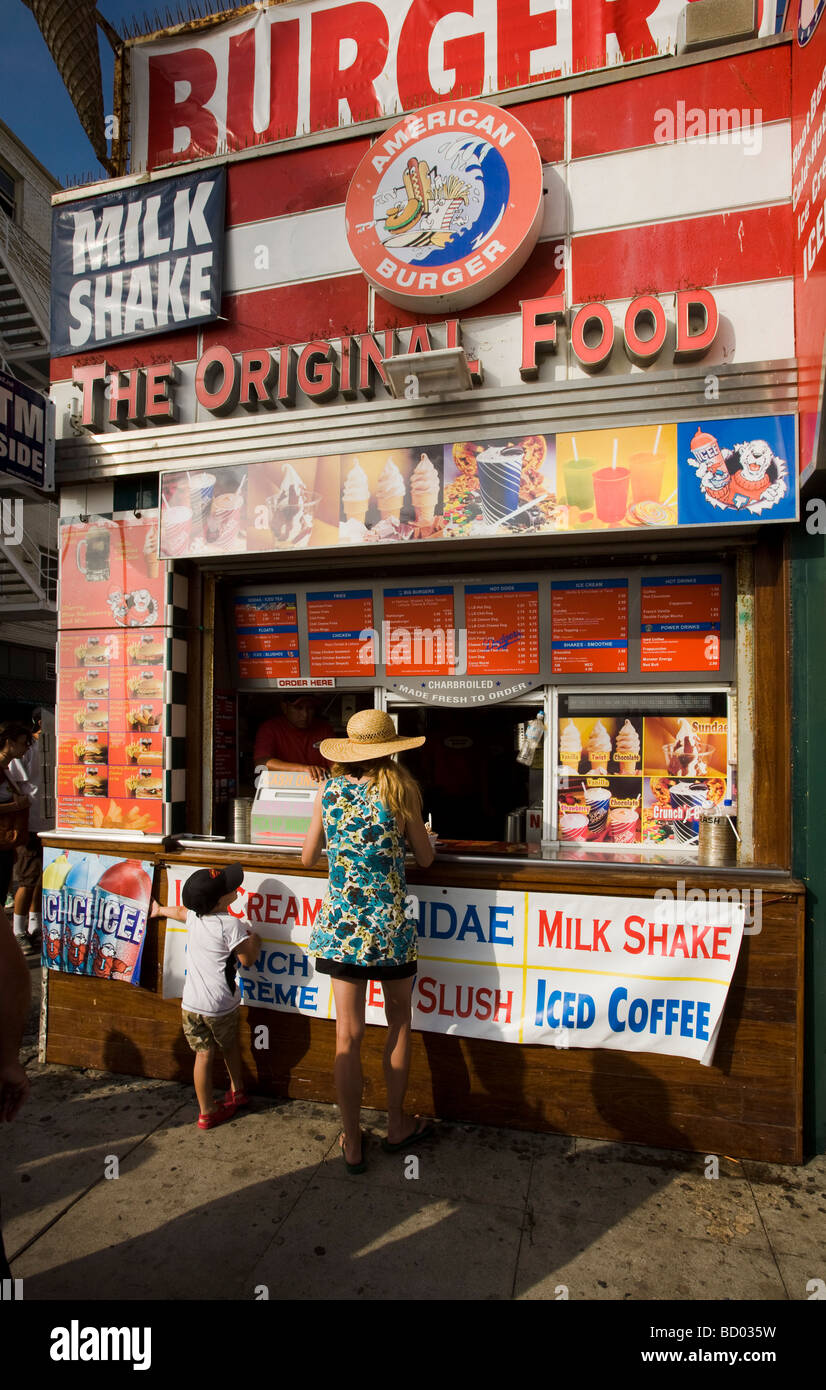 Hamburger stand fotografías e imágenes de alta resolución Alamy