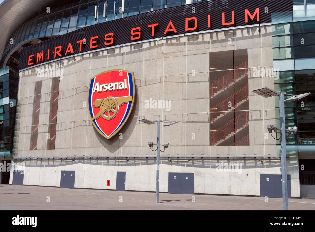 Arsenal Football Club Emirates Stadium de Londres, Inglaterra Highbury Foto de stock