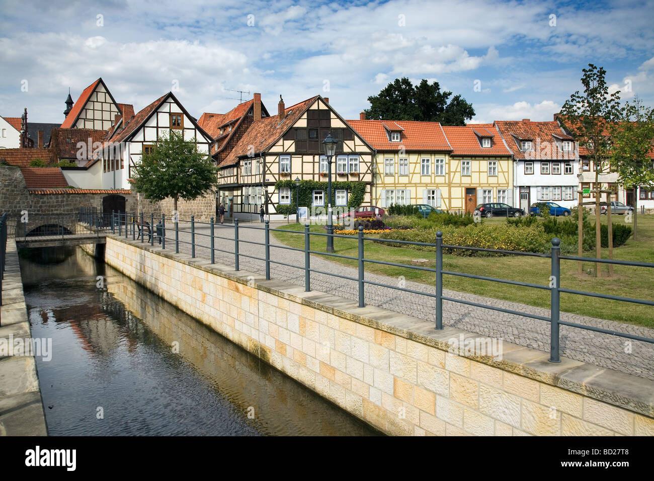 Word, Quedlinburg, Sajonia-Anhalt, Alemania Foto de stock
