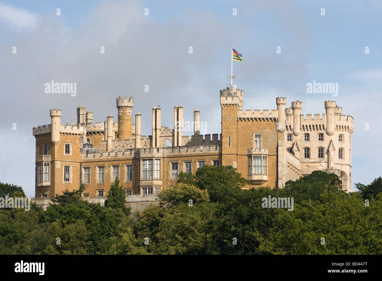 Castillo de Belvoir Casa del duque de Rutland Foto de stock