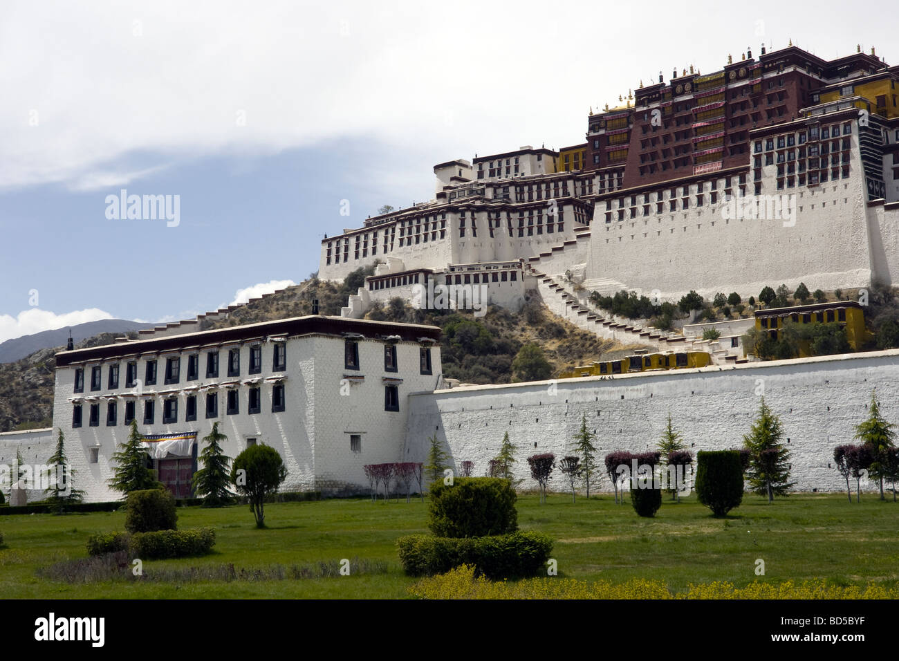 El palacio de Potala Foto de stock