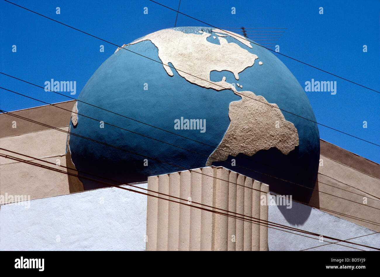 Detalle arquitectónico Globe Foto de stock