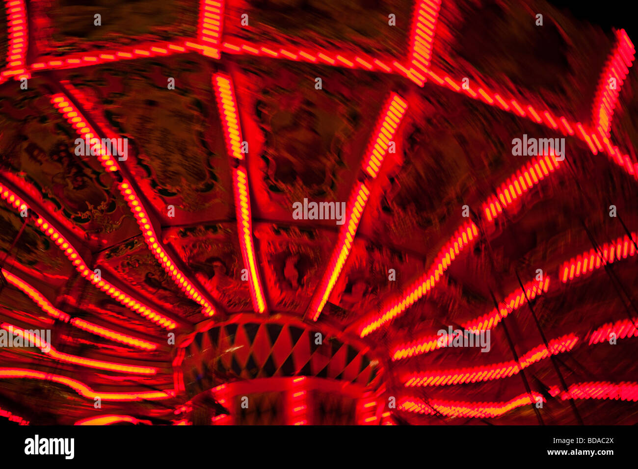 Luces de carnaval abstracto Foto de stock