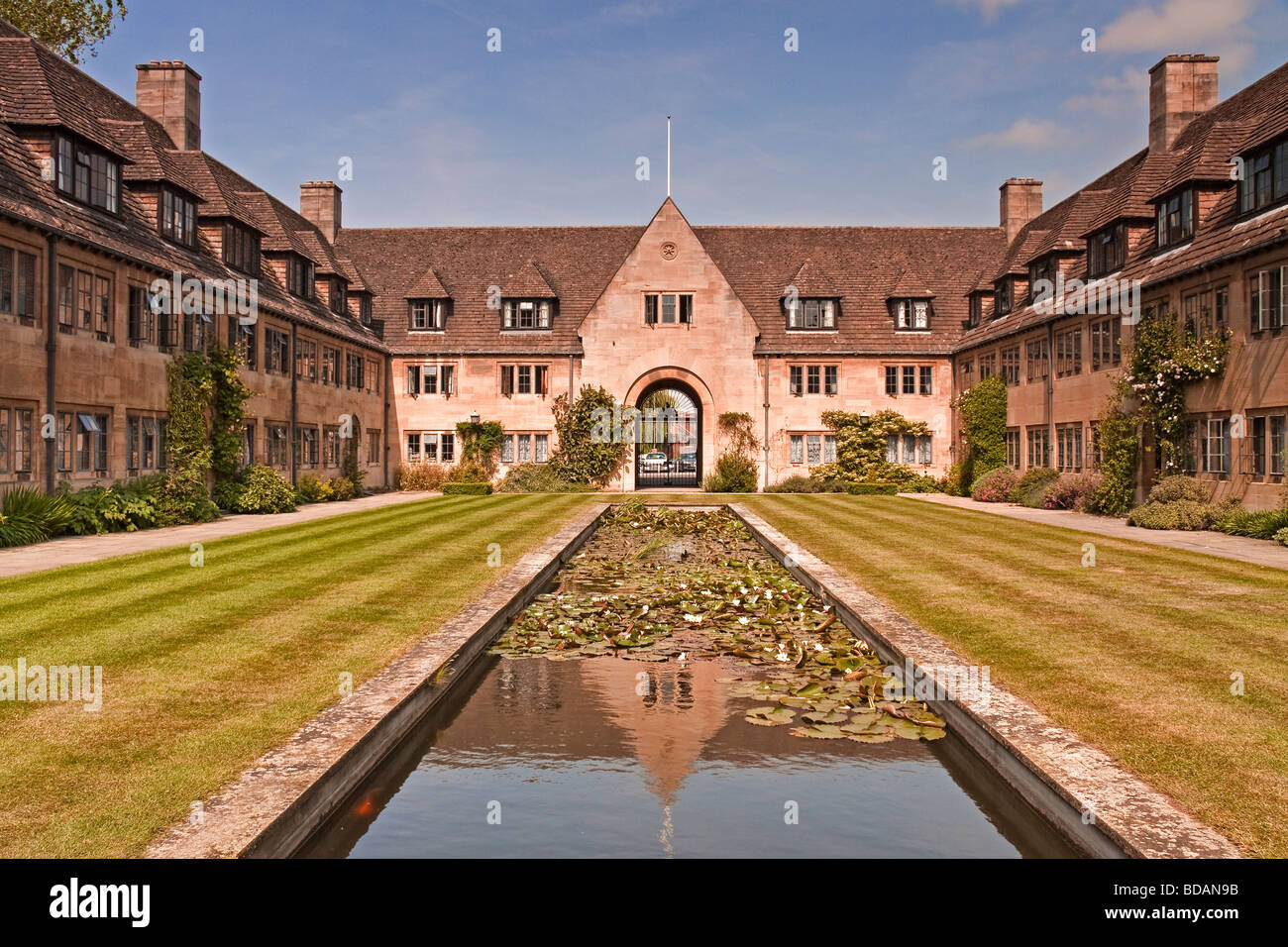 Nuffield College de Oxford Foto de stock