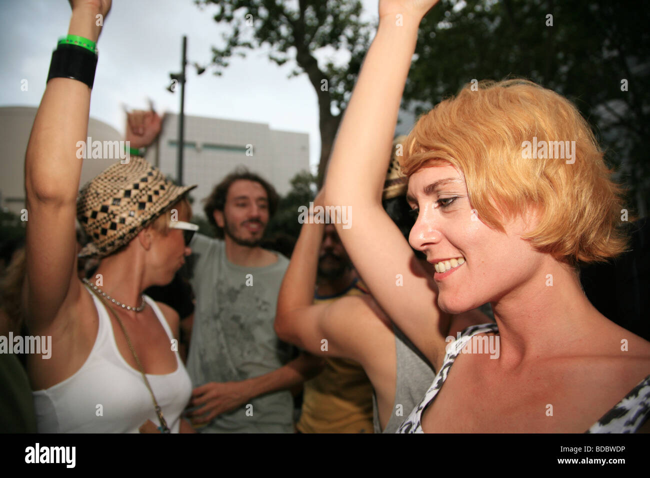 El festival Sónar, Barcelona 2009 Foto de stock