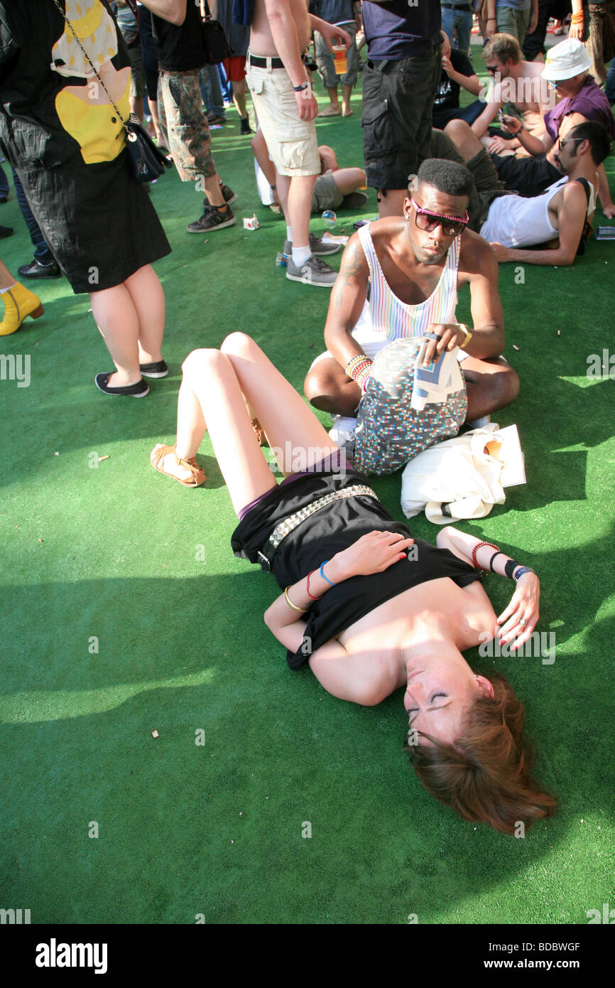 El festival Sónar, Barcelona 2009 Foto de stock