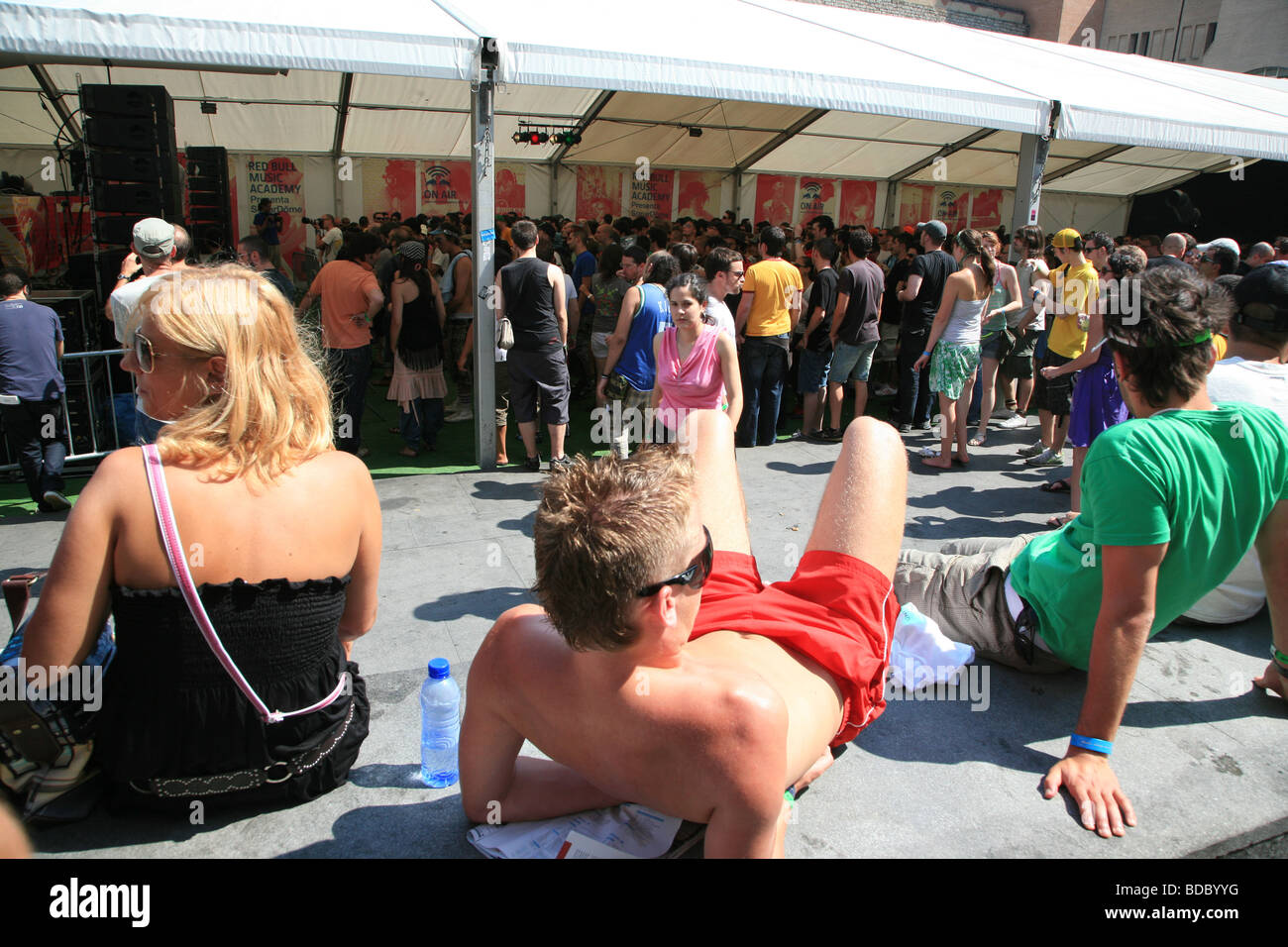 El Festival Sónar, Barcelona 2009 Foto de stock