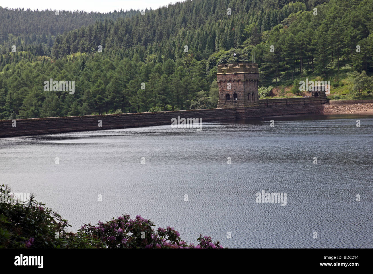 Dame Derwent fue la práctica de Bouncing bomb 617 Dam buster SQD durante la II Guerra Mundial Foto de stock